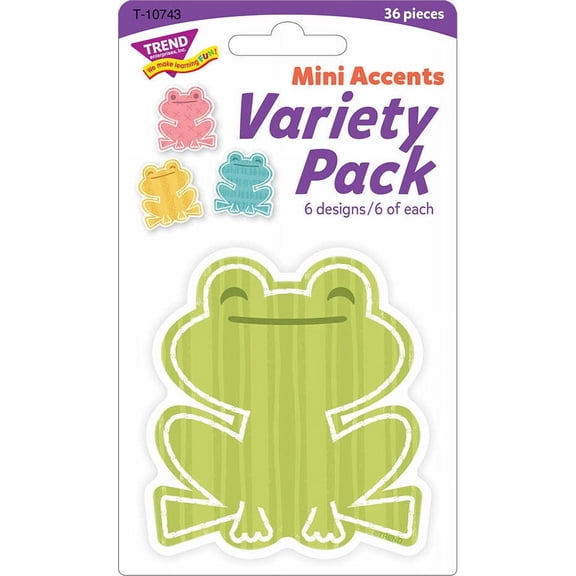 Trend Good to Grow Garden Frogs 3" Mini Accents, 36 Count (T 10743)