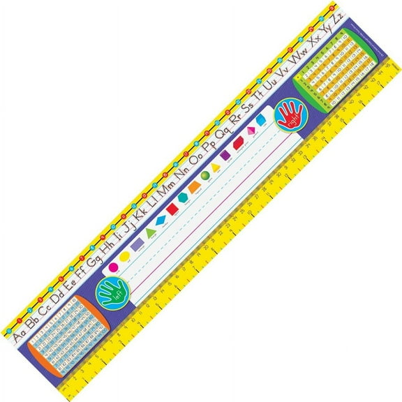 Trend Gr 2-3 Desk Toppers Reference Name Plates - 3.75" Height x 18" Width x 16" Length - Multicolor - 36 / Pack | Bundle of 5 Packs