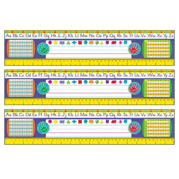 TREND Gr. 2-3 Zaner-Bloser Desk Toppers Ref. Name Plates, 36 ct