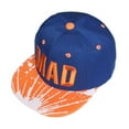 thumbnail image 1 of Trend Hat Snapback Cap Kid Boys Girls Letters Baseball Caps Flat Hip Hop Cap Db Dark Blue, 1 of 2