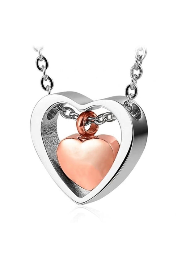 Trend Heart Shaped Remembrances Pendant Keep Pet Ashes Heart Shaped Necklace
