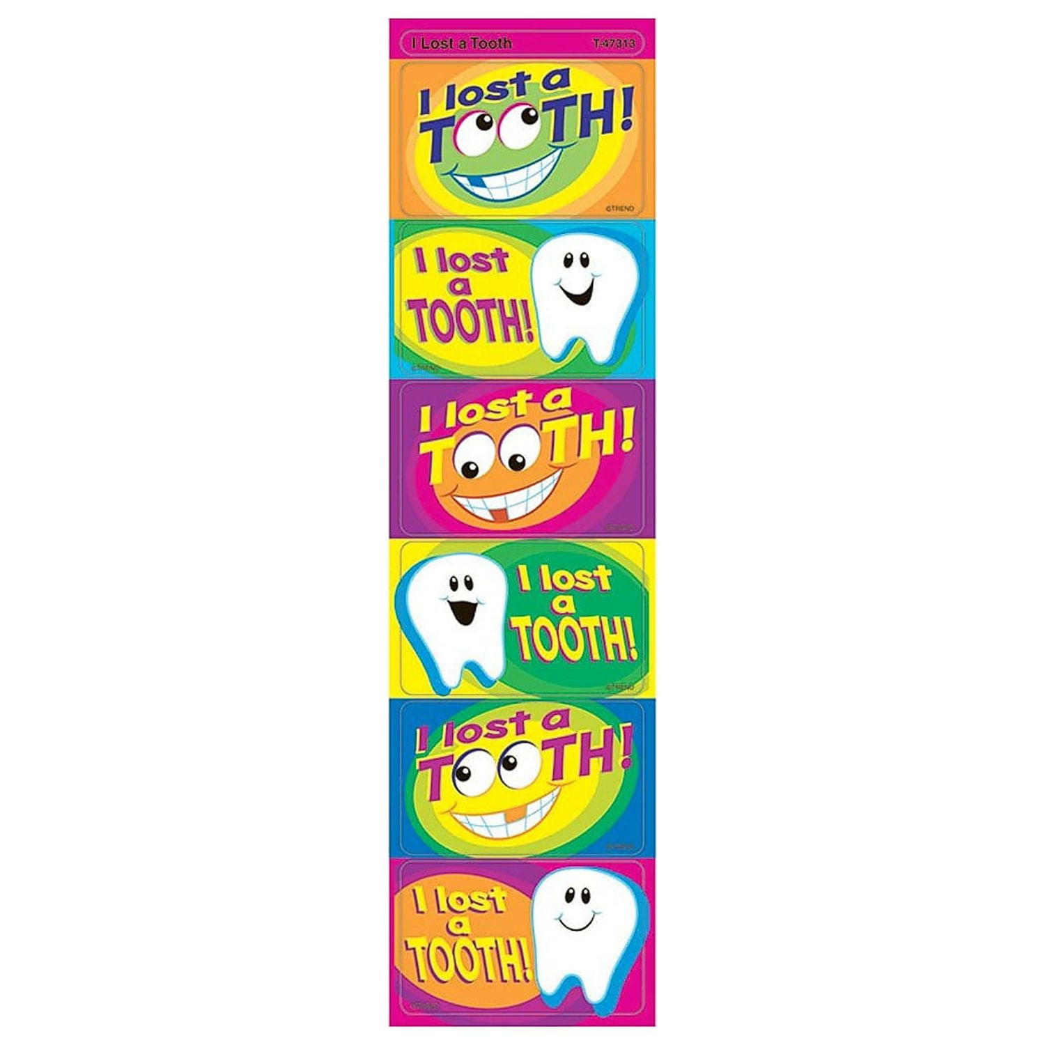 Trend I Lost a Tooth Applause Stickers® – Large ( 47313) - Walmart.com