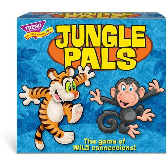 Trend Jungle Pals Three Corner Card Game - Matching - 2 to 4 Players - 1 Each | Bundle of 10 Each
