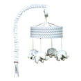 thumbnail image 1 of Trend Lab Dove Gray Chevron Musical Mobile, 1 of 4