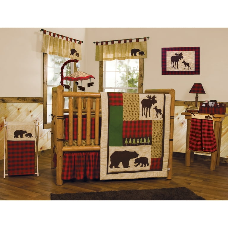 Trend lab northwoods crib clearance bedding