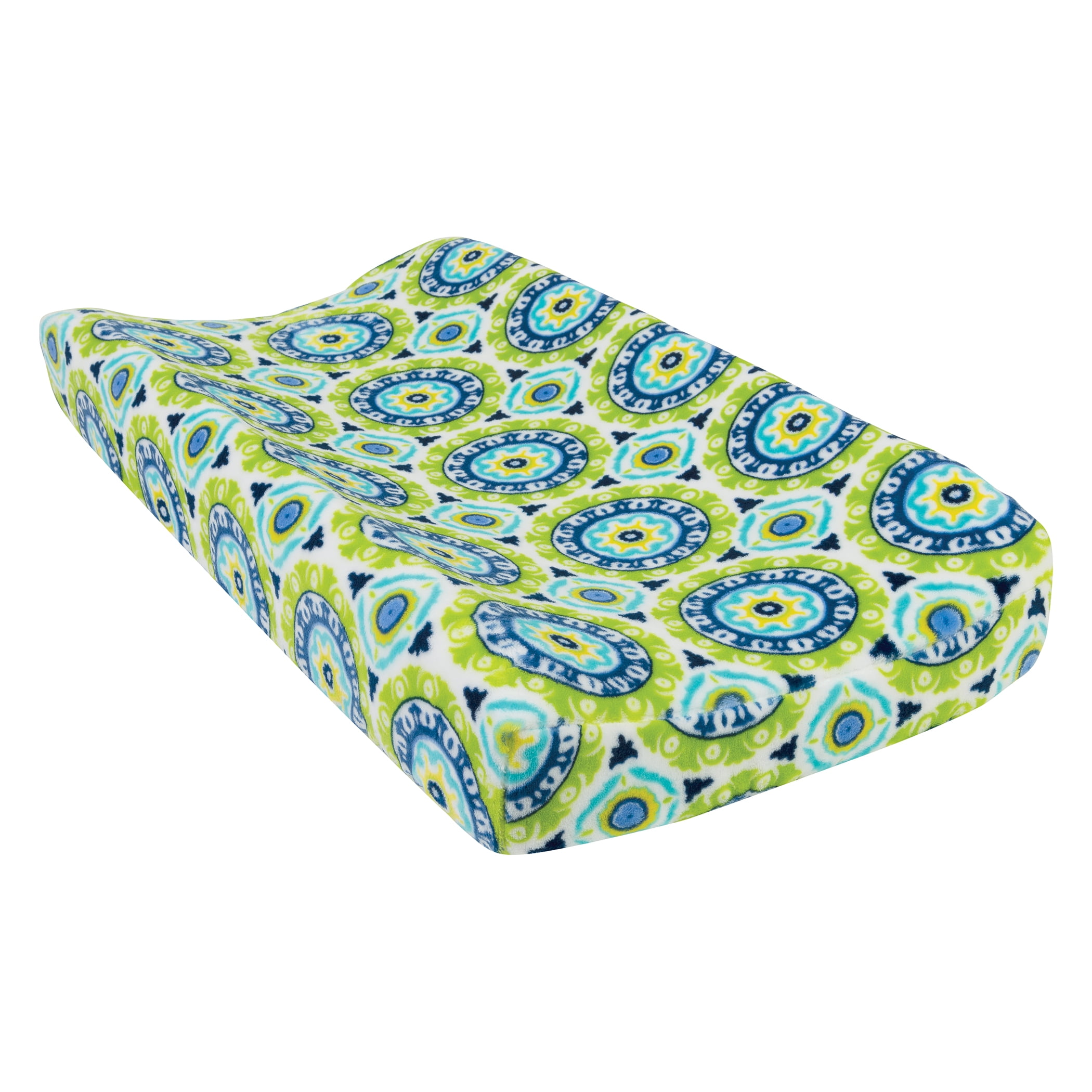 Trend Lab Plush Changing Pad Cover, Multi Waverly Solar Flair 16x32 100% Polyester