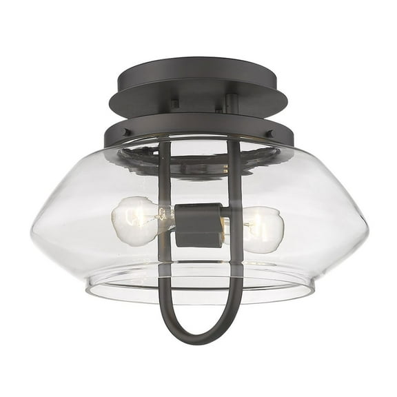 Trend Lighting TP60061ORB Garner 2-Light Oil-Rubbed Bronze Semi-Flush Mount