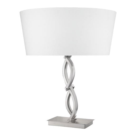 Trend Lighting TT80020SN Trend Home 1-Light Satin Nickel Table Lamp