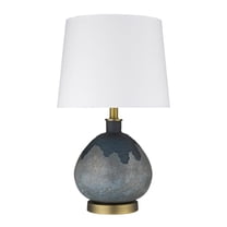 Trend Lighting TT80161 22.25 in. Trend Home 1-Light Brass Table Lamp