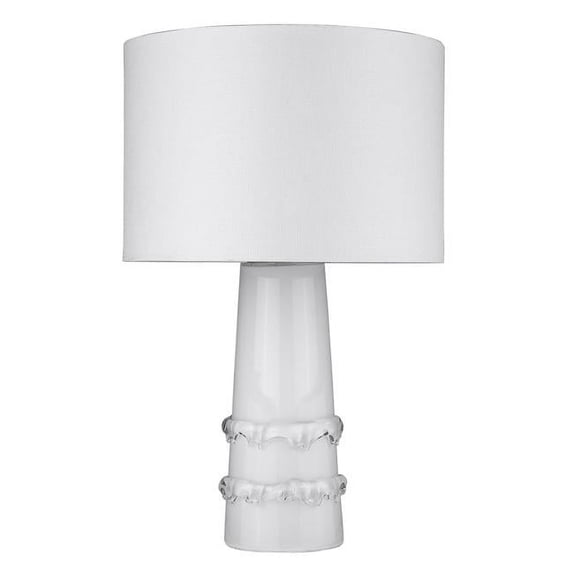 Trend Lighting TT80170WH 28.5 in. Trend Home 1-Light White Table Lamp