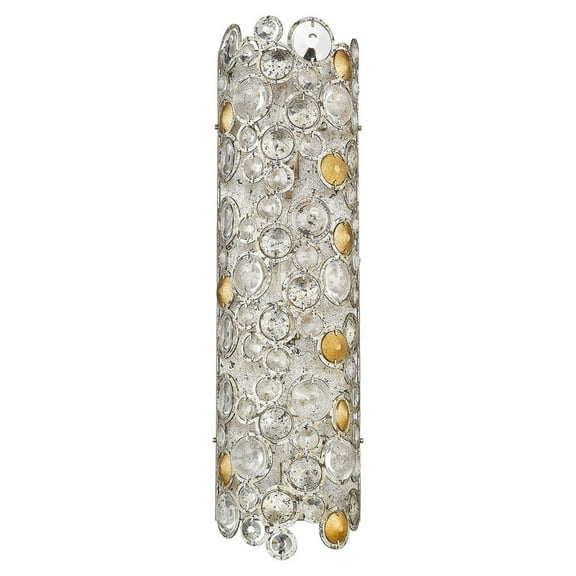 Trend Lighting TW40006ASL Vitozzi 3-Light Antique Silver Leaf Sconce