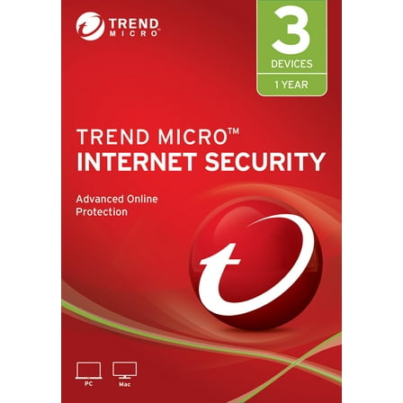 Trend Micro Internet Security 3 Users, 1 year subscription [Digital Download]