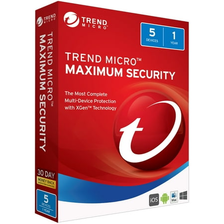 Trend Micro Maximum Security 5U 2018
