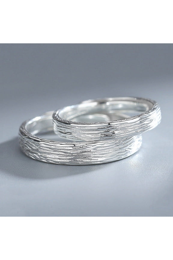 Trend Personality Time Mark Couple Ring