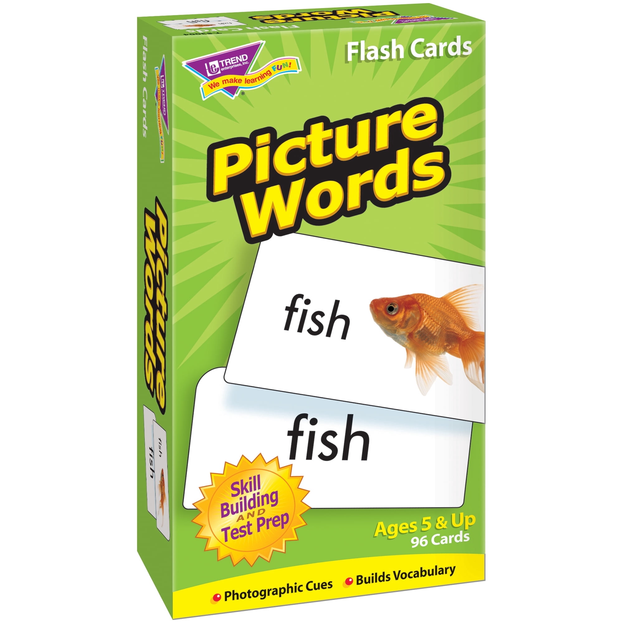 TREND Picture Words Skill Drill Flash Cards - Walmart.com