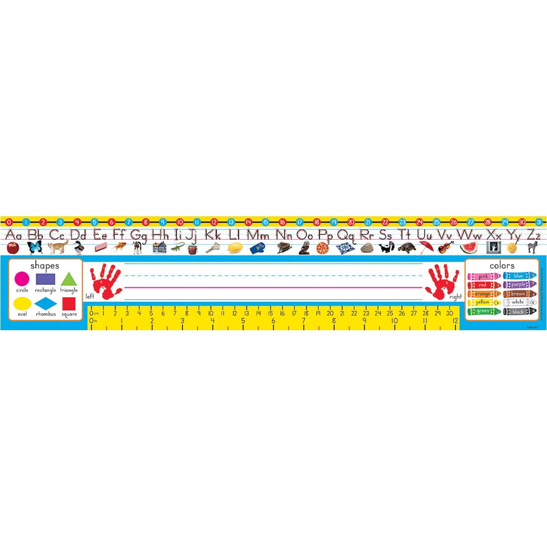 Trend PreK-1 Desk Toppers Reference Name Plates - 3.75 Trend PreK-1 Desk Toppers Reference Name Plates - 3.75