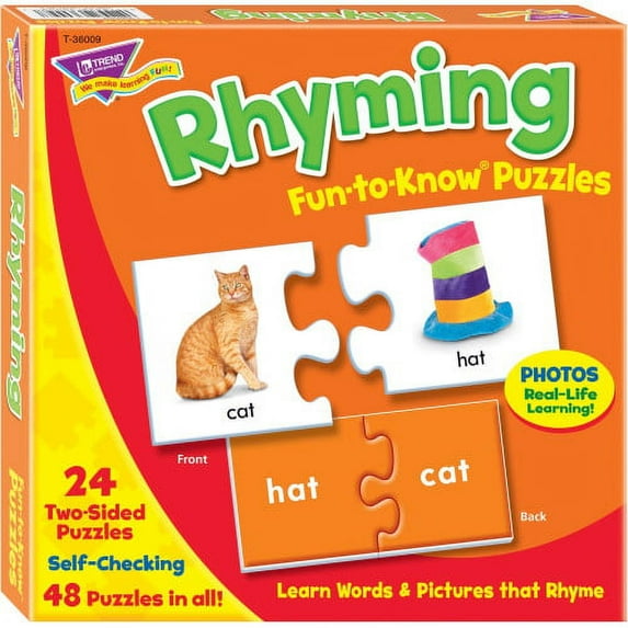 Trend Rhyming Puzzle Set, Each