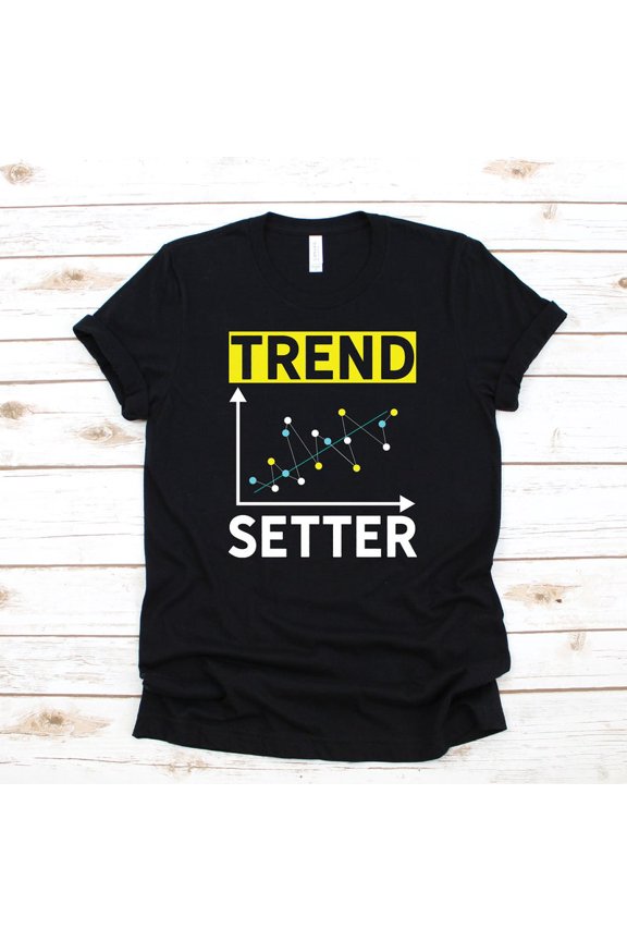 Trend Setter Statistics Big Data Analyst Tech Graphic Novelty T Shirt,for unisex up to size 5XL