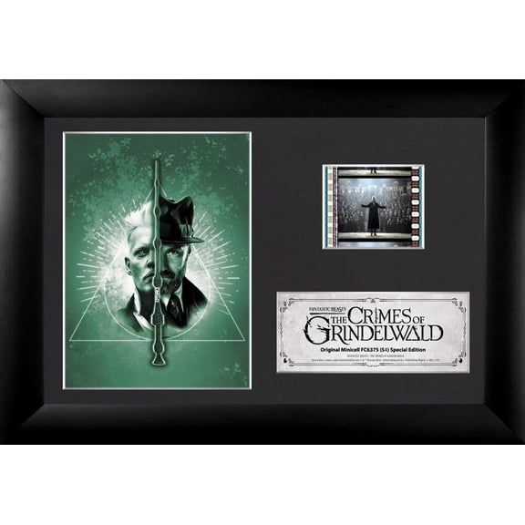 Fantastic Beasts: The Crimes of Grindelwald (Deathly Hallows) Minicell FilmCells Framed Desktop Presentation USFC6375