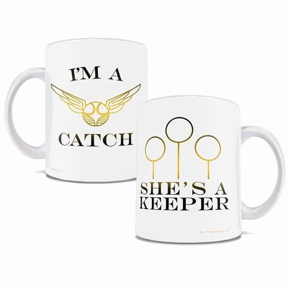 Trend Setters Harry Potter Shes A Keeper Ceramic Mug, White
