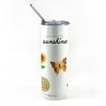 thumbnail image 1 of Trend Setters Original (Sunshine on My Mind) 20 Oz Stainless Steel Iridescent Travel Tumbler with Straw, 1 of 1