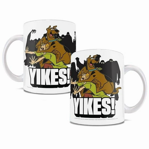 Trend Setters  Scooby Doo Yikes Ceramic Mug, White