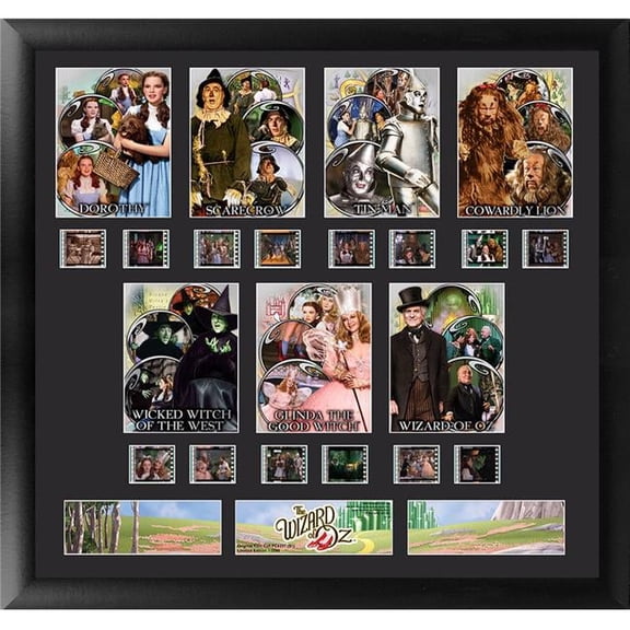 Trend Setters  Wizard of Oz S1 Character Montage - Black - 20in. x 19in.