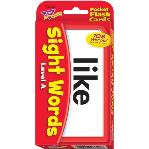 Trend Sight Words Level A Flash Cards Theme/Subject: Learning - Skill Learning: Reading, Sight Words - 56 Pieces - 4+