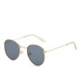 thumbnail image 1 of Trend Sunglasses Metal Frame HD Lenses Reflective Design Universal Fit Eye Protection Outdoors Shades Everyday, 1 of 2