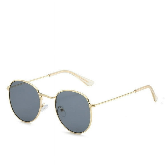 Trend Sunglasses with Metal Frames and HD Lenses for Eye Protection, Reflective Design for Universal Fit