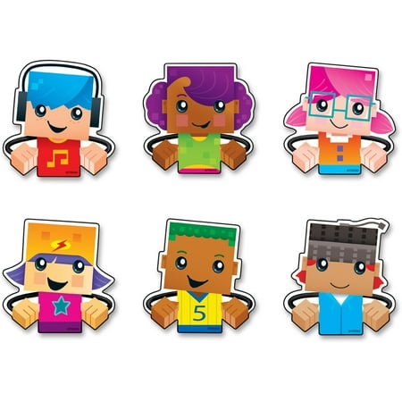 (3 pack) (3 Pack) Trend, TEP10850, BlockStars Clips Mini Accents Variety Pack, 36 / Pack, Assorted