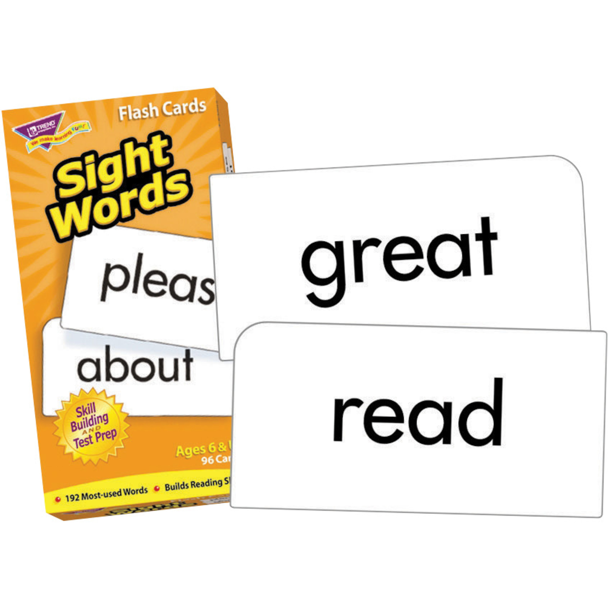 Trend, TEP53003, Sight Words Skill Drill Flash Cards, 1 Each, Multi ...