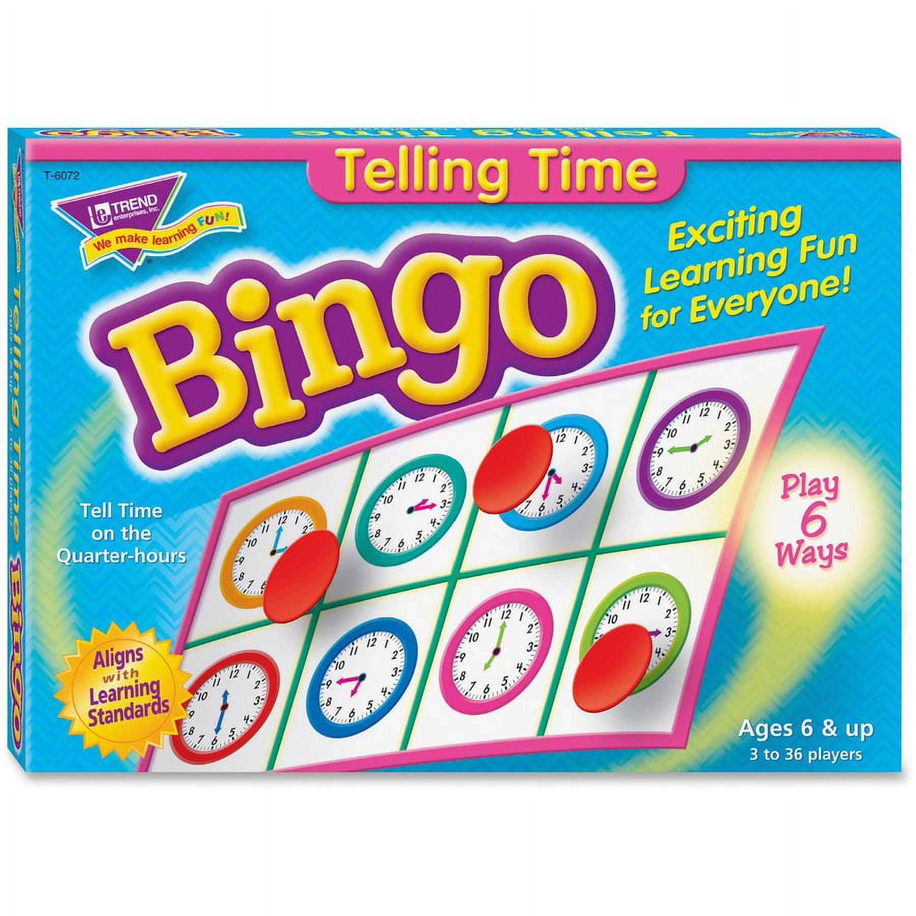 Trend Telling Time Bingo Game - Theme/Subject: Learning - Skill Learning: Time, Language - 6-8 Year Trend Telling Time Bingo Game - Theme/Subject: Learning - Skill Learning: Time, Language - 6-8 Year