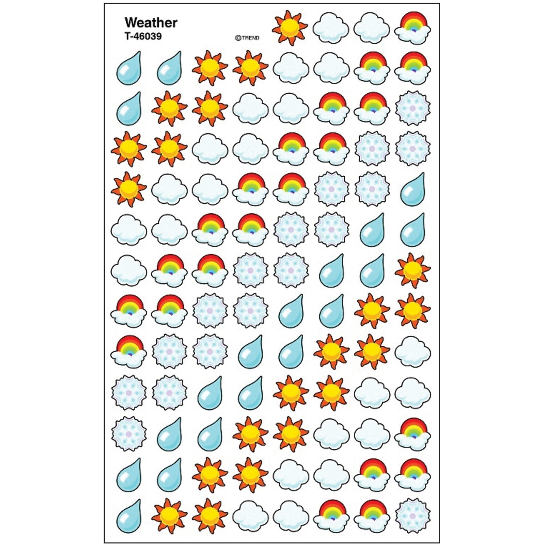 Trend Weather superShapes Stickers - image 1 of 2