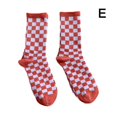 thumbnail image 1 of Trend Women Checkerboard Socks Checkered Socks Men Socks Unisex Cotton Hip D8C8, 1 of 9
