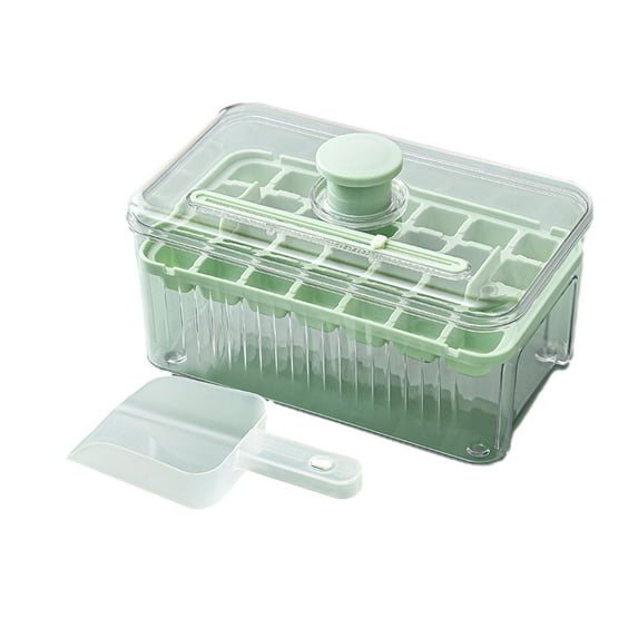 Trend and Novel Ice Box for Pressing Mould Household Large-capacity Press-out Ice Lattices Ice Storage Box