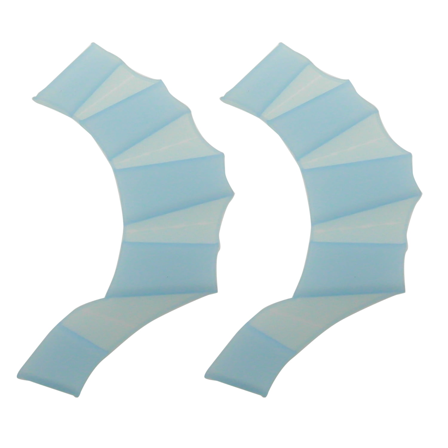 TrendBox 1 Pair- L Size Swim Swimming Soft Silicone Gear Paddle Fins ...