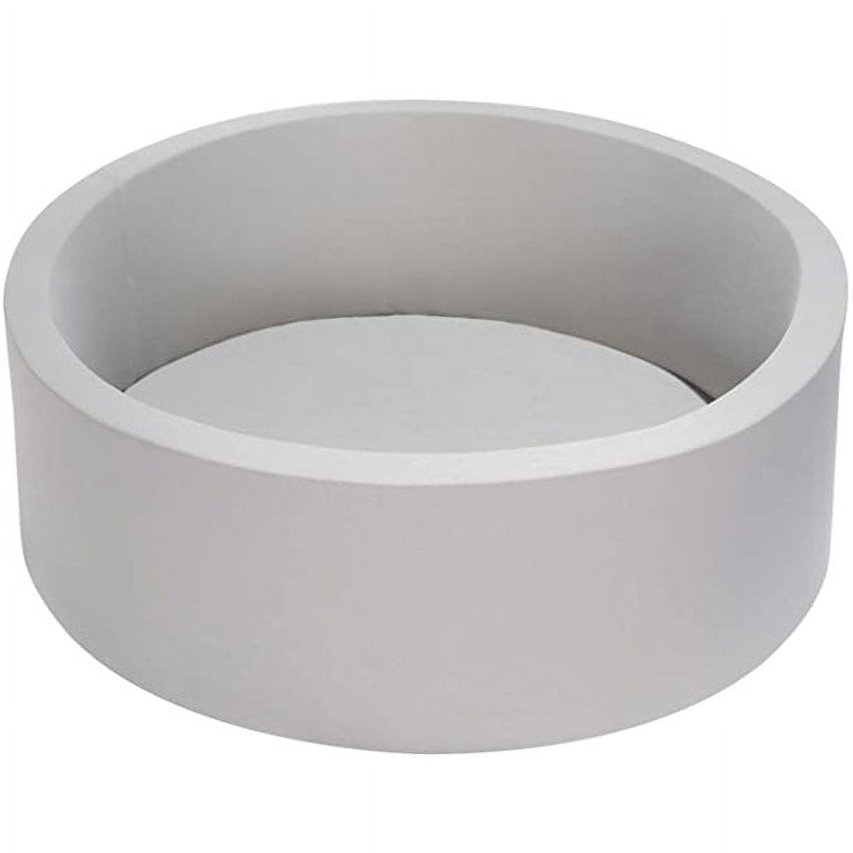 Light Gray Memory Foam Indoor Round Ball Pit