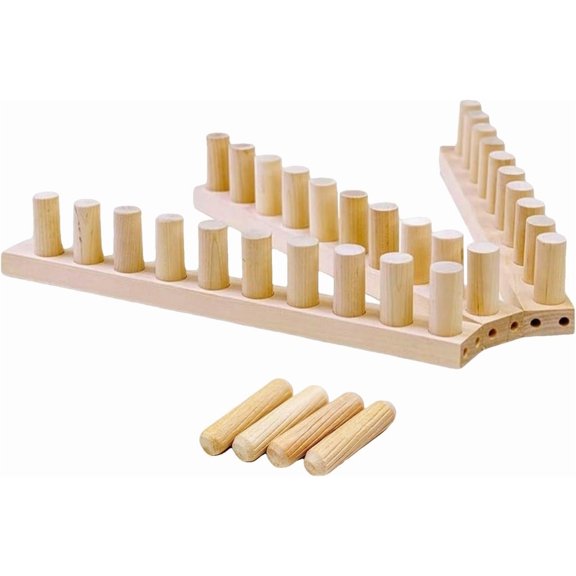 TrendMallOasis Adjustable Wooden Blanket Weaving Loom, 46" Portable Chunky Yarn Loom for Beginners