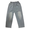 thumbnail image 1 of TrendOFT Casual Thin Loose Straight Boys Jeans Tencel For Toddler Big Kids Daily Outerwear Boys Bottoms, 1 of 3