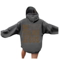 thumbnail image 1 of TrendOFT Christian Graphic Hoodies for Teen Girls Aesthetic Cute Oversized Fall Sweatshirt Love Like Jesus Graphic Hoodie for Women Dark Gray L, 1 of 8