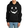 thumbnail image 1 of TrendOFT Halloween Hoodies for Toddler Boy Pumpkin Face Graphic Sweatshirt Long Sleeve Scary Hooded Shirt Black 2-3 Years, 1 of 4