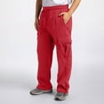 thumbnail image 1 of TrendOFT Mens Baggy Cargo Sweatpants Workout Stretch Loose Fit Solid Drawstring Work Sweat Lounge Pants with Multi Pockets Red XXXXL, 1 of 9