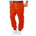 thumbnail image 1 of TrendOFT Mens Baggy Sweatpants Wide Leg Joggers Drawstring Waist Athletic Track Pants with Pockets for Gym Running Workout Red XXXL, 1 of 5