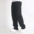 thumbnail image 1 of TrendOFT Mens Baggy Sweatpants with Pockets Drawstring Wide Leg Lounge Pants Workout Running Workout Sweat Pants Black L, 1 of 8