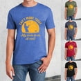 thumbnail image 1 of TrendOFT Mens Graphic Tees Unisex Graphic Printed Short Sleeve Crew Neck Casual Lightweight Everyday Fashion Tops Men's T-Shirts Red S, 1 of 6