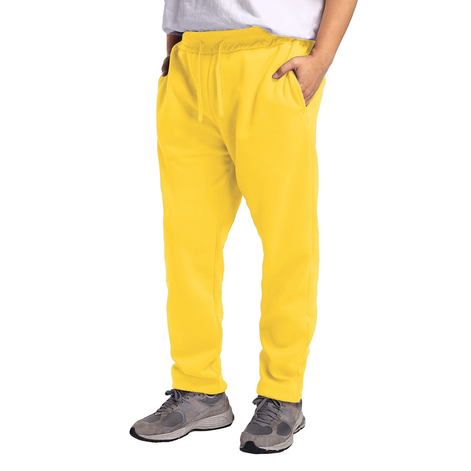 TrendOFT Mens Wide Leg Sweatpants Baggy Athletic Gym Running Work ...