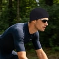thumbnail image 1 of TrendOFT Outdoor Sports Caps Windproof Sun Protection Sweat Absorbent Cycling Running Adjustable Hat Cycling Cap Black One Size, 1 of 4