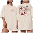 thumbnail image 1 of TrendOFT Oversized Rock Band T Shirts for Women Country Music Shirt Tops Music City Tshirt Vintage Guitar Graphic Tees Beige L, 1 of 4