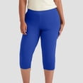 thumbnail image 1 of TrendOFT Plus Size Leggings for Women High Waisted Tummy Control Soft Lifting Yoga Pants for Gym Workout Blue XXL, 1 of 4